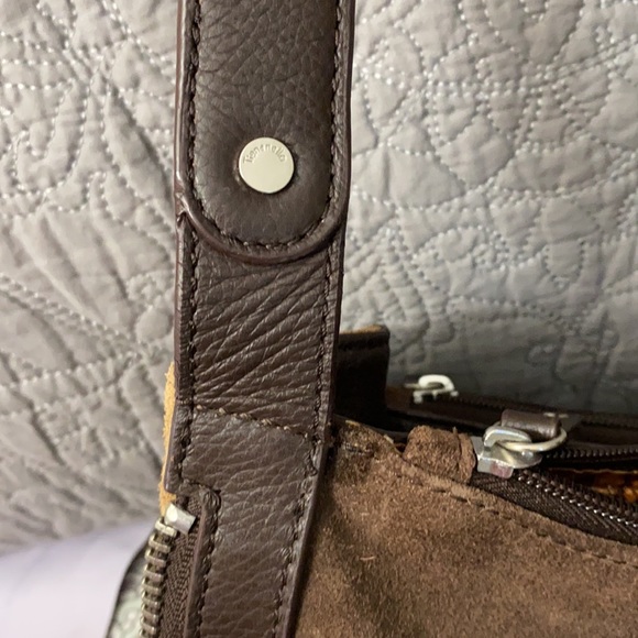 🍂Tignanello 2-toned Suede Hobo 🍂 - Picture 6 of 10